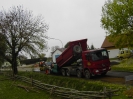 Straße wird geteert
