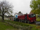 Straße wird geteert