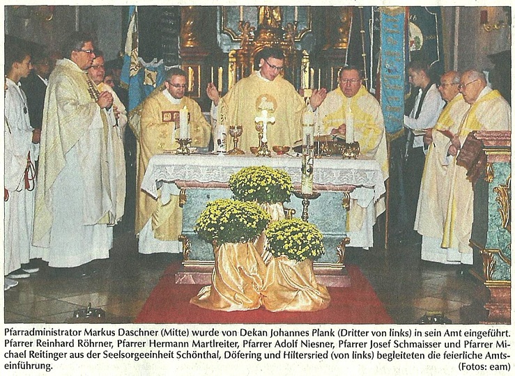 Pfarrer Daschner Zeitung