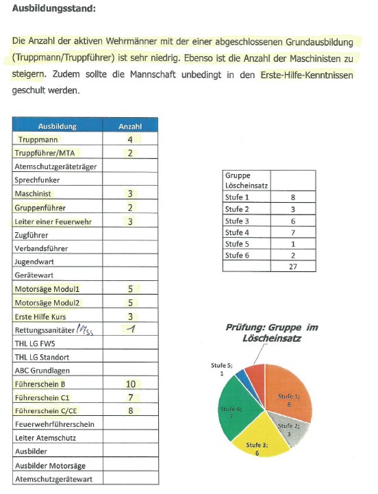 Ausbildungsstand