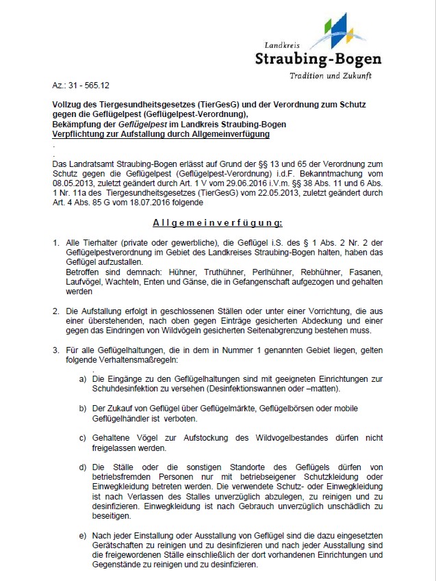Stallpflicht1