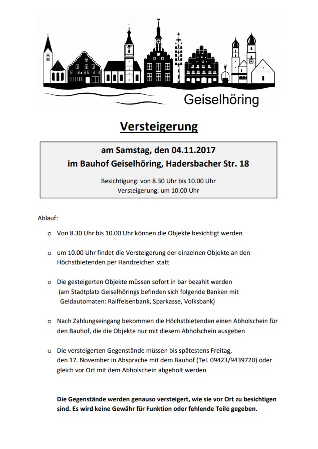 Versteigerung