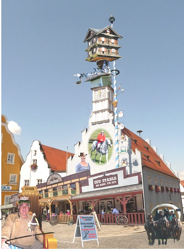 Stier vorm rathaus