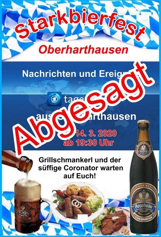 2020 Starkbierfest abgesagt