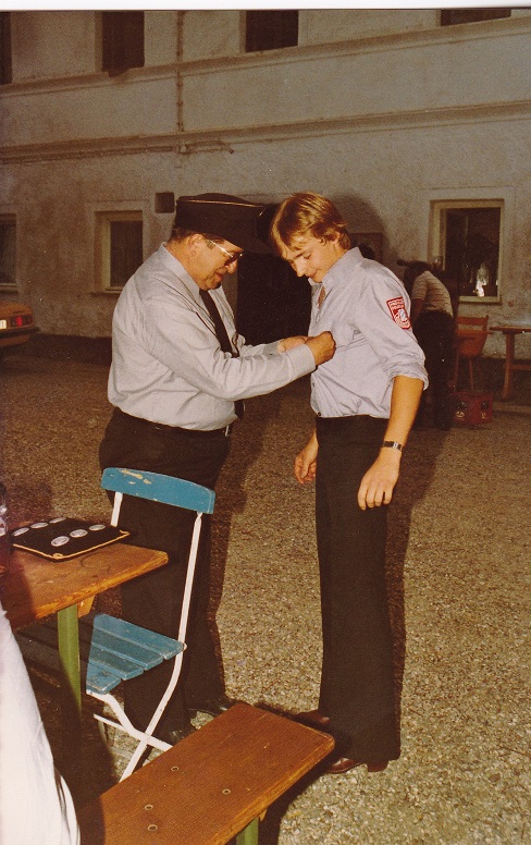1982 FFW Abzeichen silber