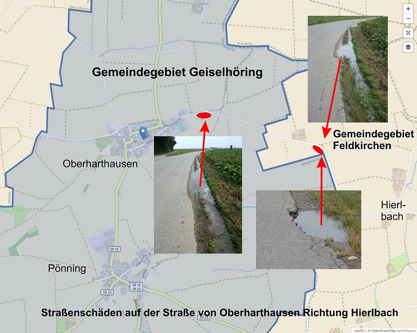 Straßenschäden