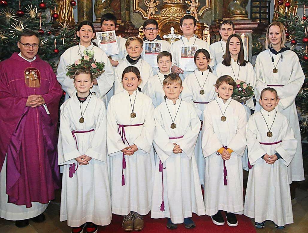 Ministranten Pfarrei Perkam Dezember 2022