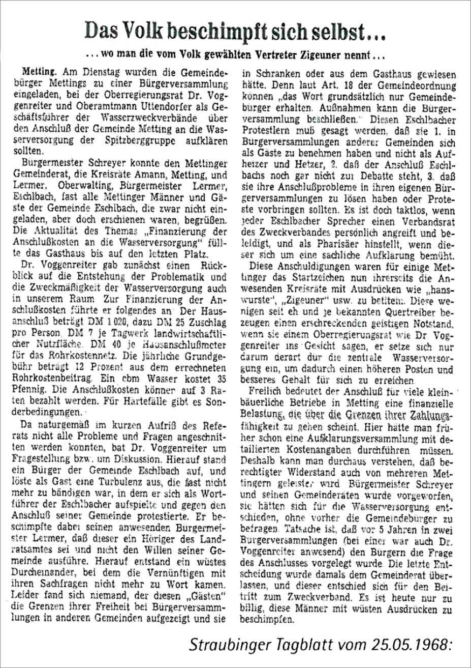 Zeitungsbericht 1968kl