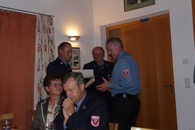 Ehrung beim Gründungsfest 130 Jahre FFW