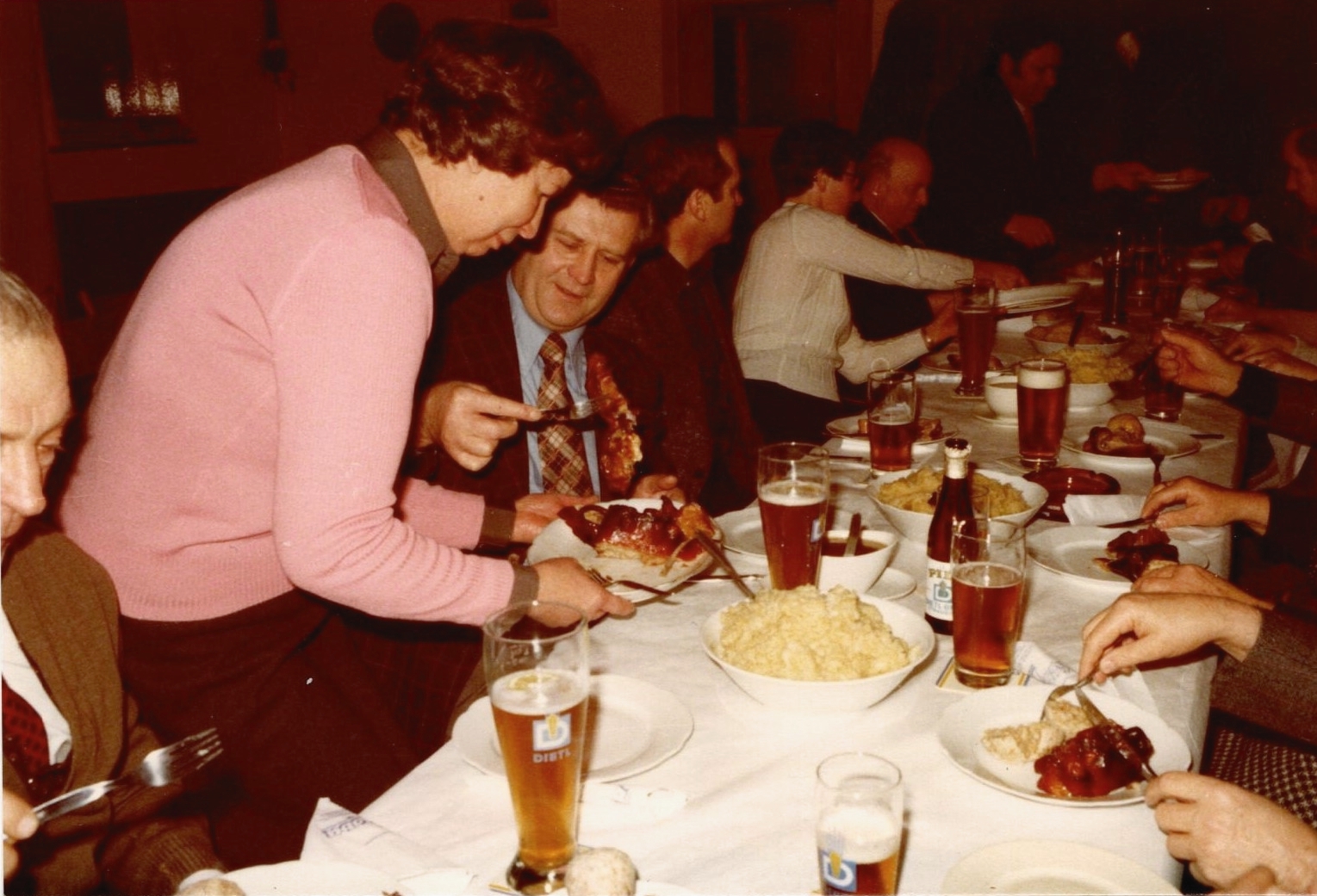 Spannferkelessen mit St. Jakob 8.1.79