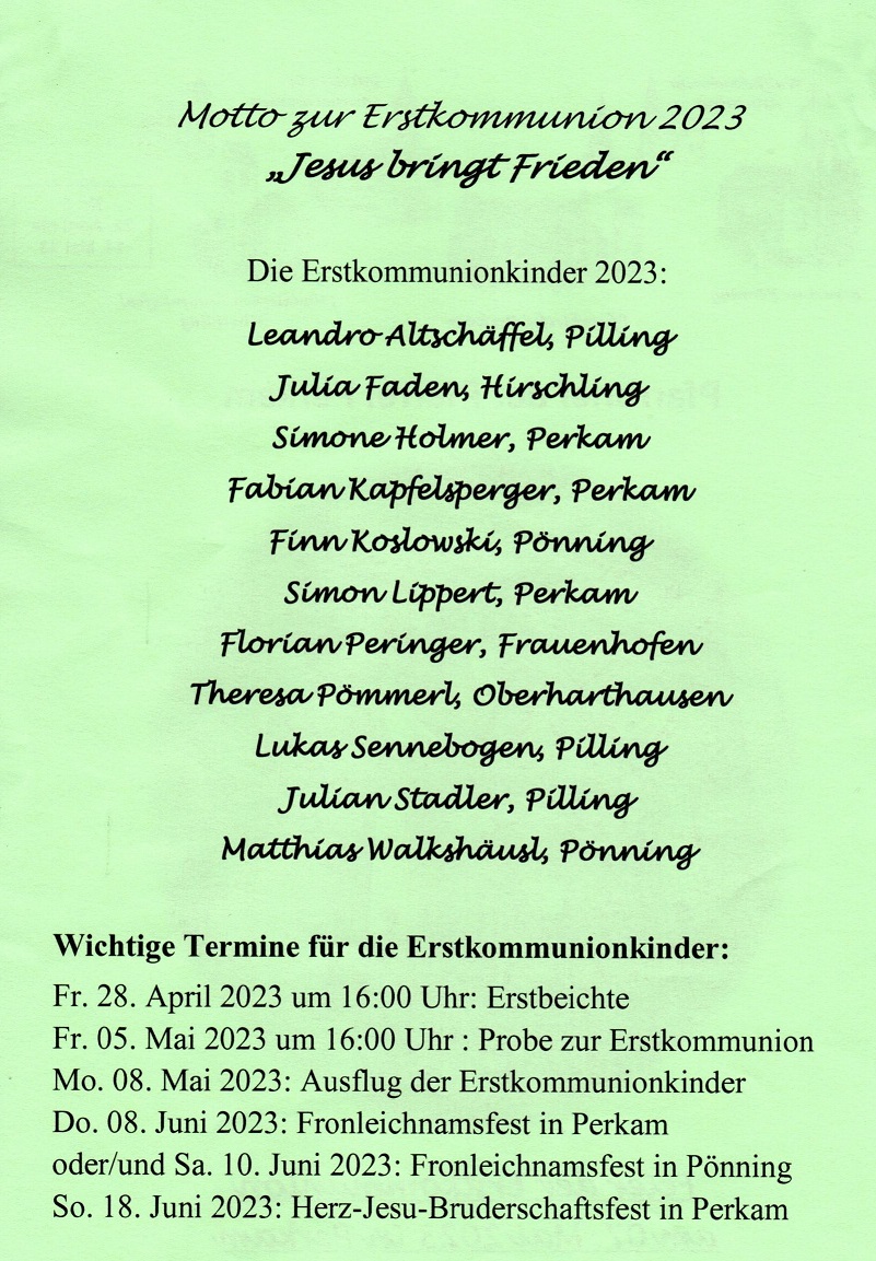 Pfarrbrief