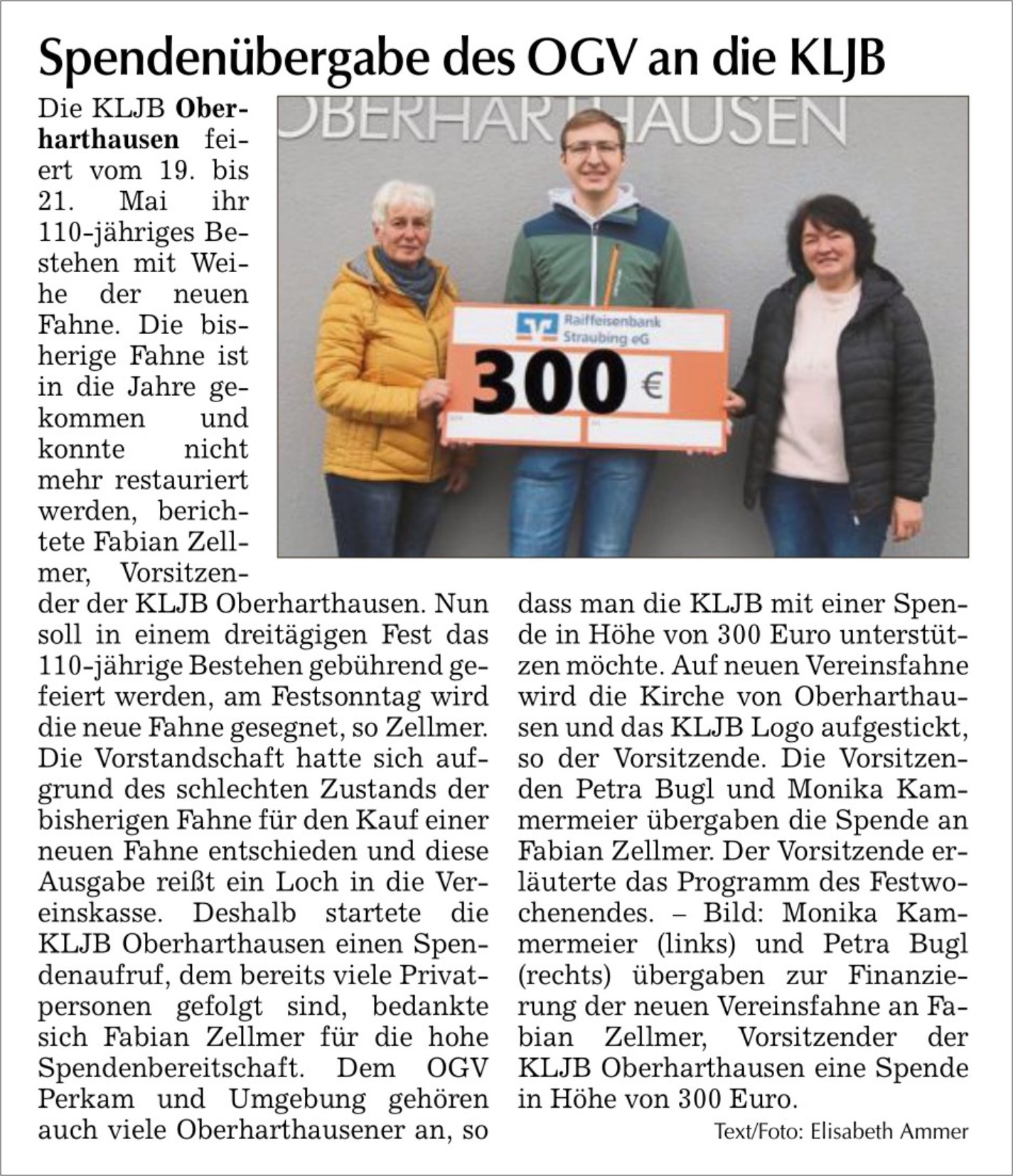 Spendenübrergabe