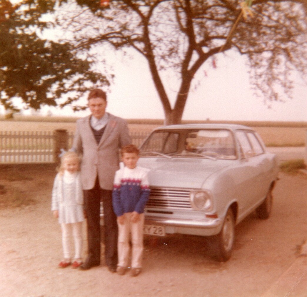 1971 vor dem neuen Auto