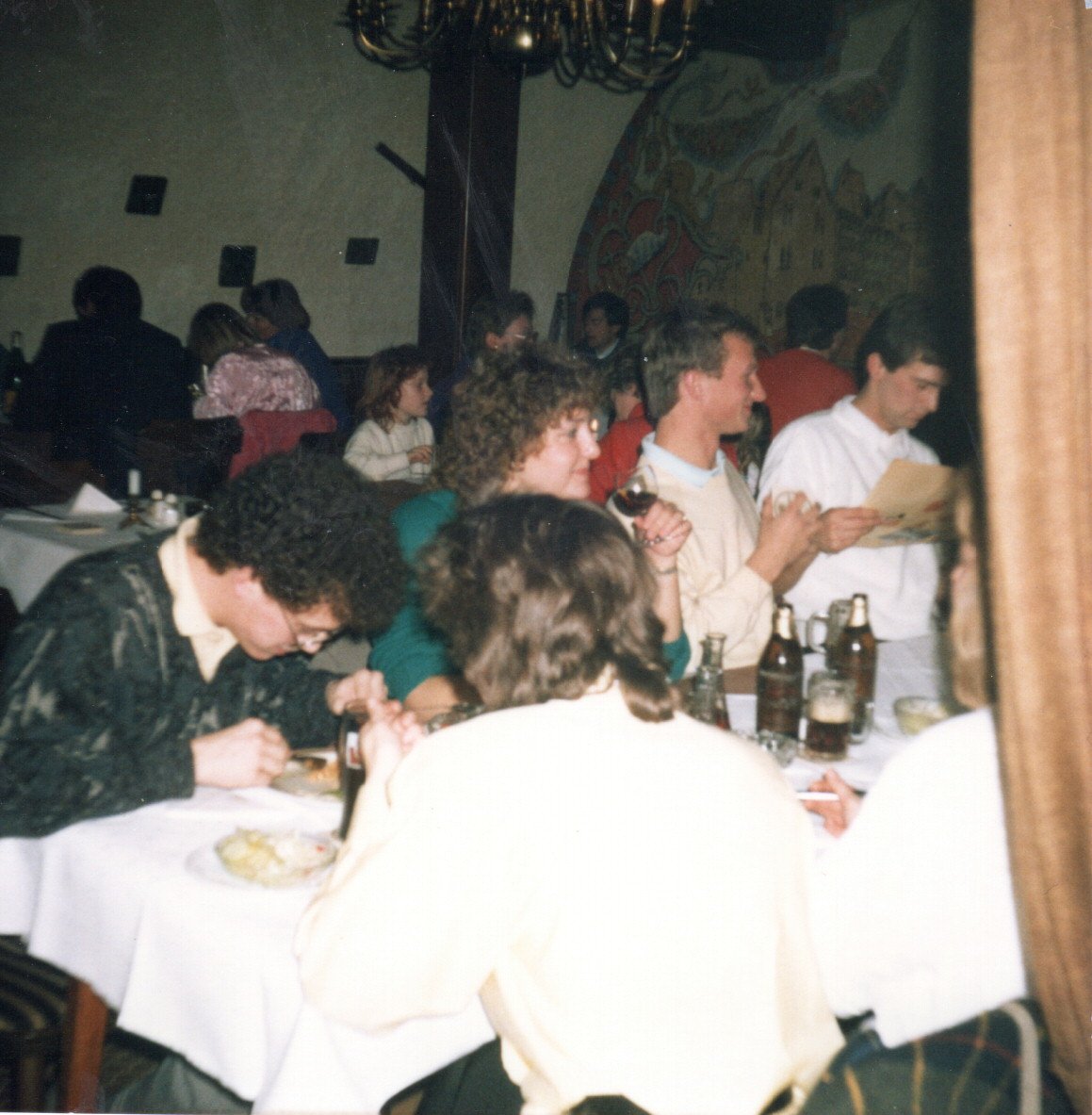 1986 Essen beim Postmeister