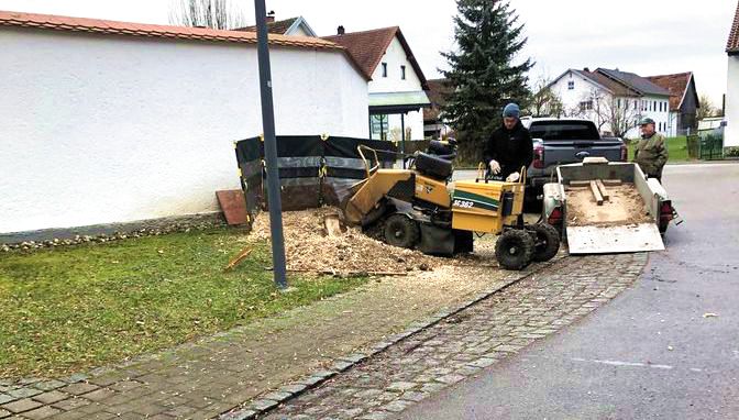 Baum fräsen