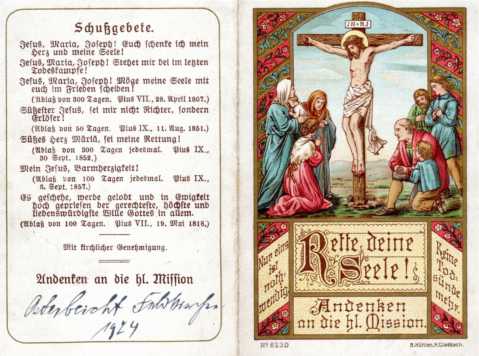 1924 Osterbeichte Feldkirchen