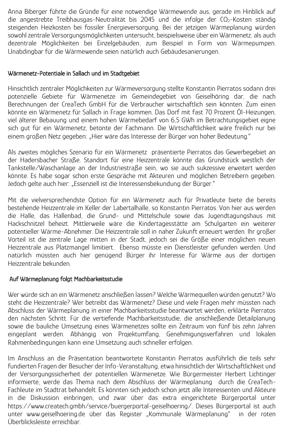 Wärmeplanung 1