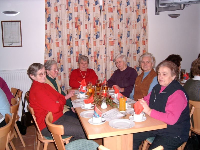 weihnachtsfeier landfrauen 2004