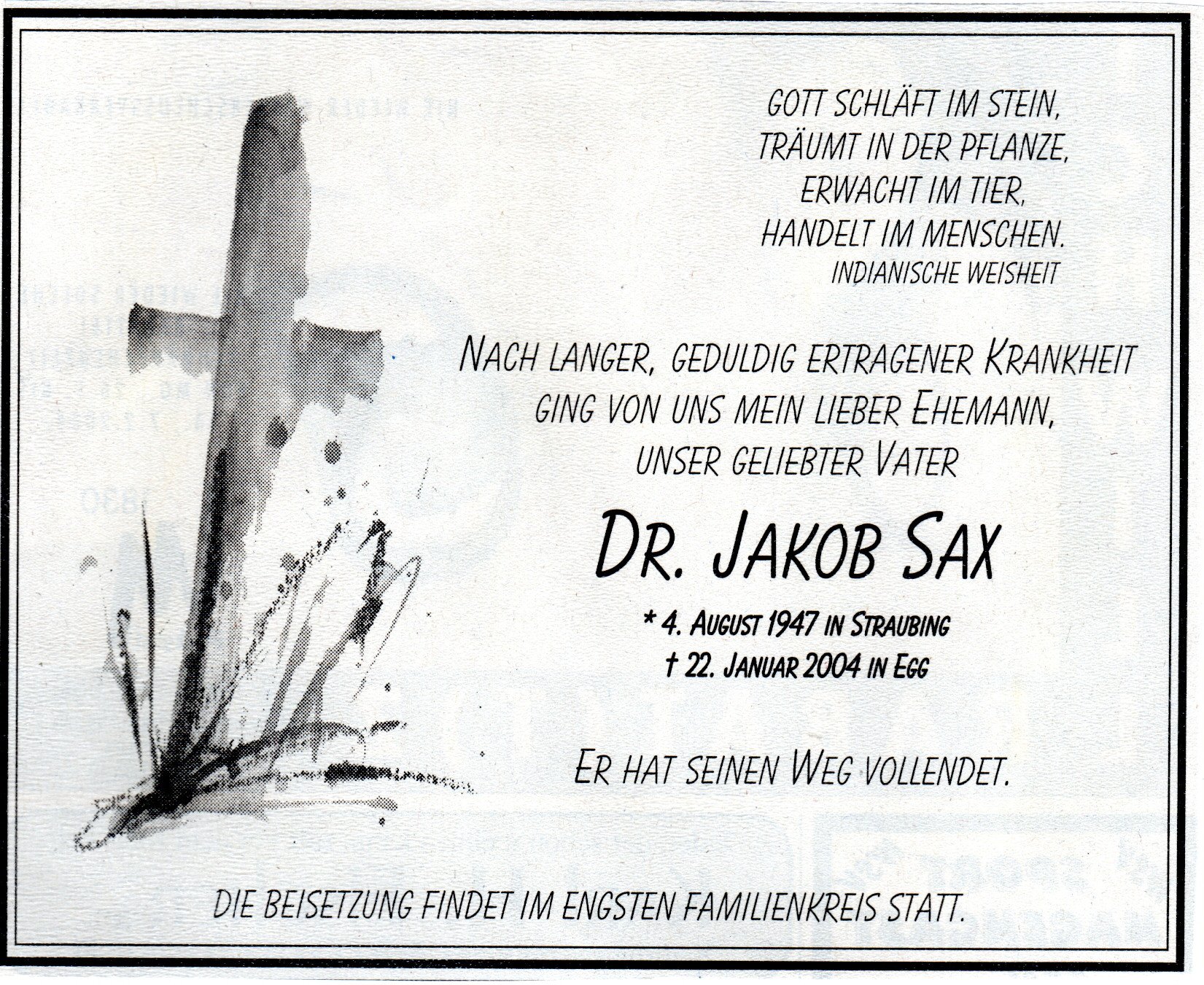 Dr. Sax Jakob