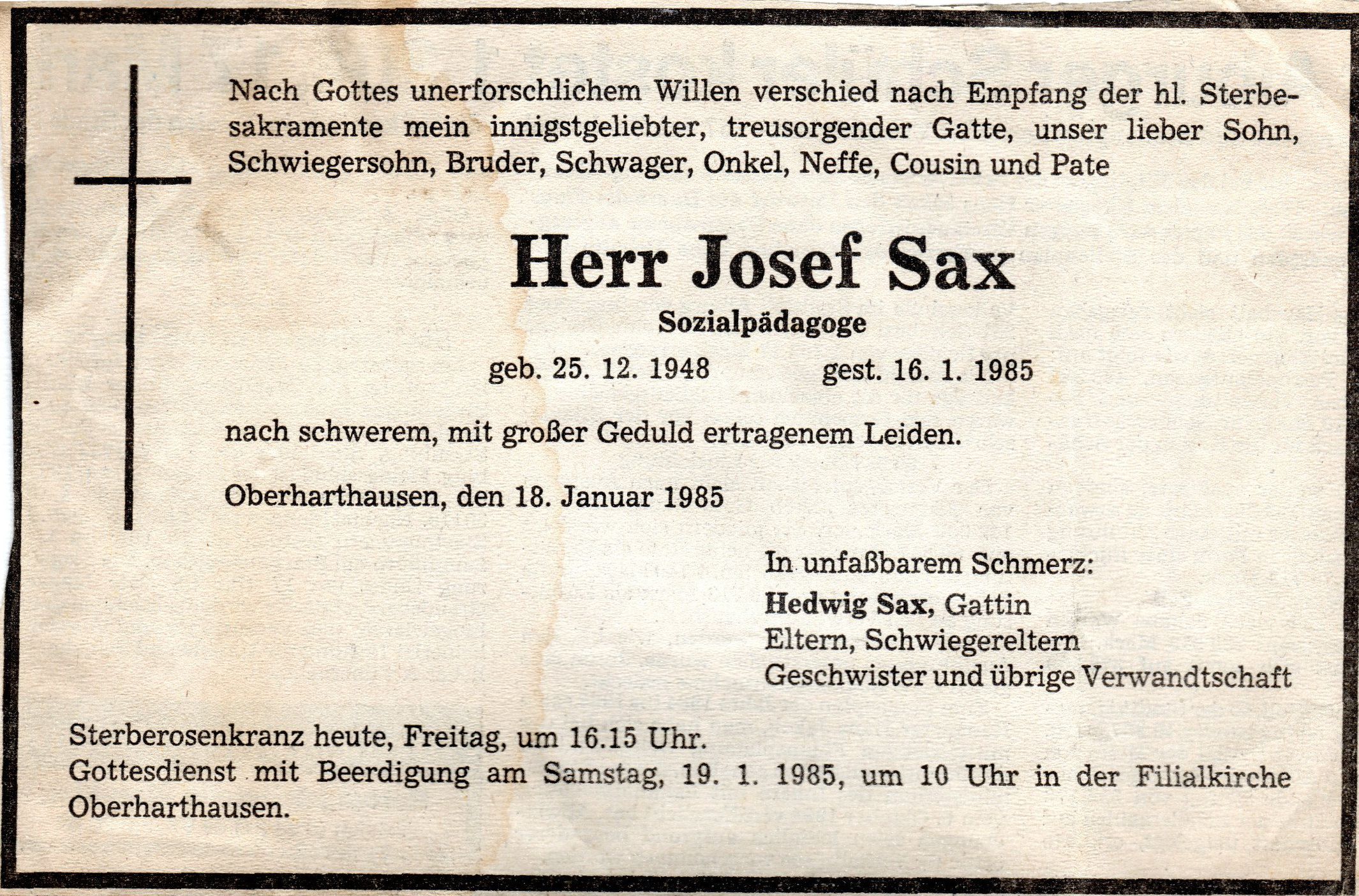 Sax Josef